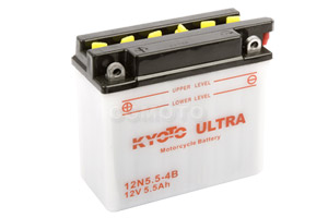 batteria 12N5.5-4B Kyoto : 138mm x 61mm x 131mm