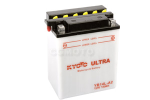 batteria YB14L-A2 Kyoto : 135mm x 91mm x 167mm