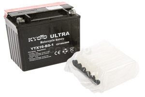 batteria YTX16-BS-1 Kyoto : 150mm x 87mm x 161mm