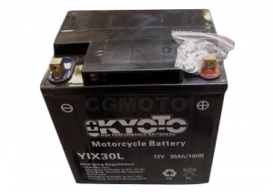 batteria YIX30L Kyoto : 166mm x 126mm x 175mm