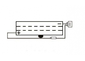 batteria 6N2A-2C Yuasa : 70mm x 47mm x 106mm