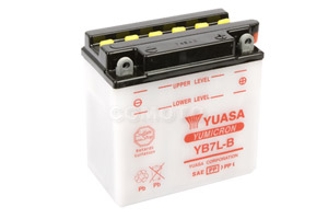 batteria YB7L-B Yuasa : 137mm x 76mm x 134mm