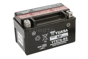 batteria YTX7A-BS Yuasa : 150mm x 87mm x 94mm