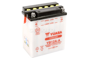 batteria YB12A-A Yuasa : 135mm x 81mm x 161mm