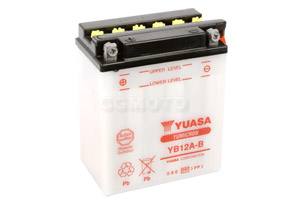 batteria YB12A-B Yuasa : 135mm x 81mm x 161mm