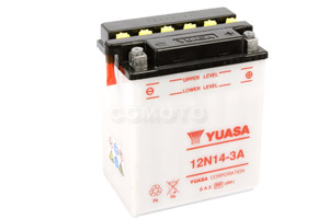 batteria 12N14-3A Yuasa : 135mm x 91mm x 167mm