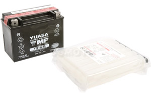 batteria YTX15L-BS Yuasa : 175mm x 87mm x 130mm