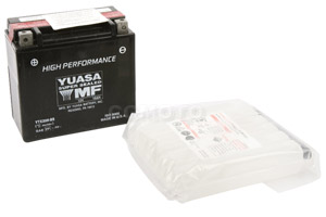 batteria YTX20H-BS Yuasa : 175mm x 87mm x 155mm